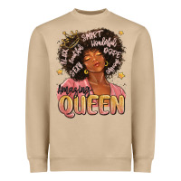 Mushroom black queen Heavyweight Sweatshirt - MaliasSmallBusiness