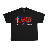 Black faith love freedom Urban Heavy Tee - Zillion Design Studio