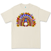 Bone american flag gnomes sunflowers rainbow Premium Tee - Artiststas