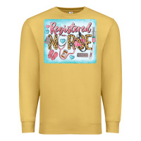 Antique Gold Western Registered Nurse Premium Sweatshirt - LillyAllenDesigns