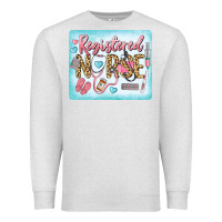 Oatmeal Heather Western Registered Nurse Premium Sweatshirt - LillyAllenDesigns