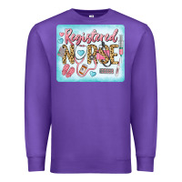 Purple Western Registered Nurse Premium Sweatshirt - LillyAllenDesigns