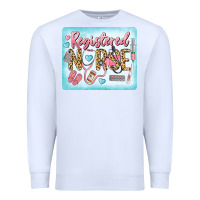 White Western Registered Nurse Premium Sweatshirt - LillyAllenDesigns