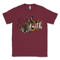 Burgundy faith Classic Tee - SublimationCraftShop