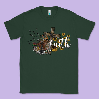 Faith Classic Tee Designed By Sublimationcraftshop