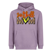 Lavender softball mom Heavyweight Hoodie - NancyCooperArtShop