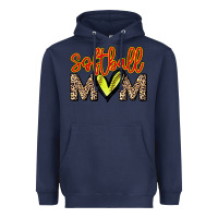 Navy softball mom Heavyweight Hoodie - NancyCooperArtShop