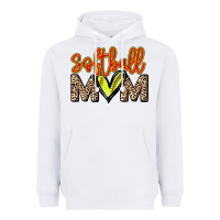 White softball mom Heavyweight Hoodie - NancyCooperArtShop