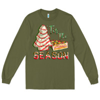 Army Green tis the season Long Sleeve Tee - FaDigitalArtStudio
