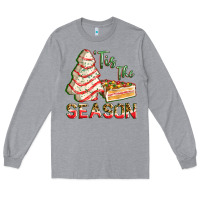 Heather Grey tis the season Long Sleeve Tee - FaDigitalArtStudio