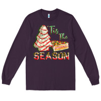 Plum tis the season Long Sleeve Tee - FaDigitalArtStudio