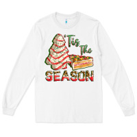 White tis the season Long Sleeve Tee - FaDigitalArtStudio