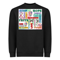 Black autism Heavyweight Sweatshirt - MaliasSmallBusiness