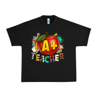 Black a plus teacher Urban Heavy Tee - texasbilliewilder