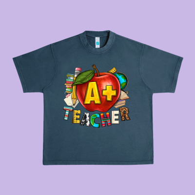 A Plus Teacher Urban Heavy Tee Designed By Texasbilliewilder