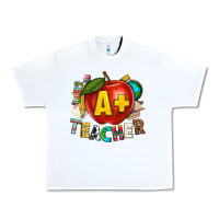 White a plus teacher Urban Heavy Tee - texasbilliewilder