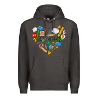 Smoke teacher heart Premium Hoodie - NancyCooperArtShop