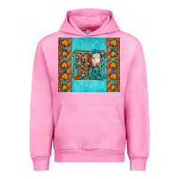 Fuchsia Pink Western Fall Cow Mama Urban Hoodie - LillyAllenDesigns
