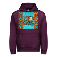 Mauve Wine Western Fall Cow Mama Urban Hoodie - LillyAllenDesigns