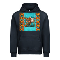 Navy Western Fall Cow Mama Urban Hoodie - LillyAllenDesigns