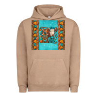 Pigment Burro Western Fall Cow Mama Urban Hoodie - LillyAllenDesigns