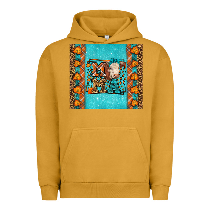 Western Fall Cow Mama Urban Hoodie by LillyAllenDesigns | Teevron
