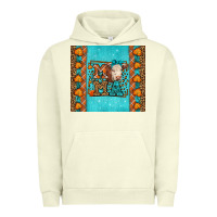 Pigment Pistachio Western Fall Cow Mama Urban Hoodie - LillyAllenDesigns