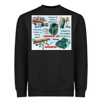 Black paramedic life Heavyweight Sweatshirt - MaliasSmallBusiness