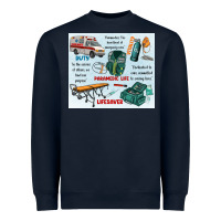 Navy paramedic life Heavyweight Sweatshirt - MaliasSmallBusiness