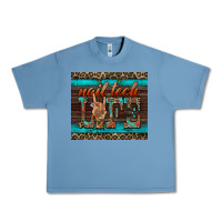 Pebble Blue nail tech life Urban Heavy Tee - BarkalooDesign