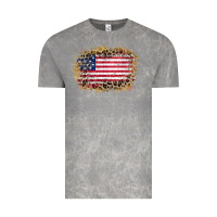 Cloud Rock america leopard glitter flag Vintage Tee - Zillion Design Studio