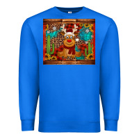 True Royal western christmas reindeer Premium Sweatshirt - Jasminsmagicworld