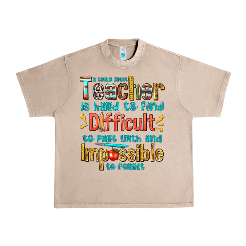 A Truly Great Teacher Urban Heavy Tee by texasbilliewilder | Teevron