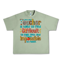 Oil Green a truly great teacher Urban Heavy Tee - texasbilliewilder