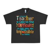 Pigment Black a truly great teacher Urban Heavy Tee - texasbilliewilder