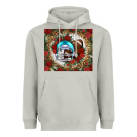 Moon Dust american football helmet and leopard Heavyweight Hoodie - NancyCooperArtShop