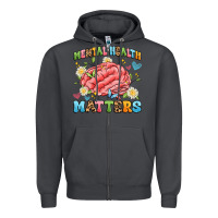 Smoke mental health matters Zipper Hoodie - Artiststas