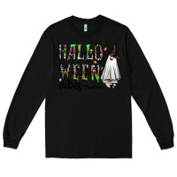 Black halloween vibes Long Sleeve Tee - CowhideDigitalArt