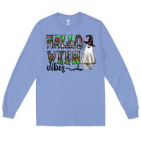 Colony Blue halloween vibes Long Sleeve Tee - CowhideDigitalArt