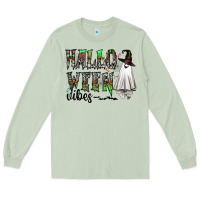 Matcha halloween vibes Long Sleeve Tee - CowhideDigitalArt