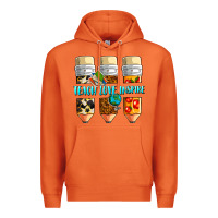 Carrot teach love inspire Premium Hoodie - NancyCooperArtShop