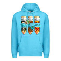 Ocean Blue teach love inspire Premium Hoodie - NancyCooperArtShop