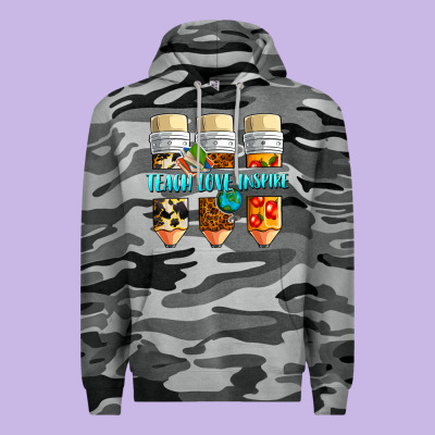 Teach Love Inspire Premium Hoodie Designed By Nancycooperartshop