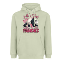 Matcha just a girl who loves pandas Heavyweight Hoodie - LillyAllenDesigns