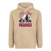 Mushroom just a girl who loves pandas Heavyweight Hoodie - LillyAllenDesigns