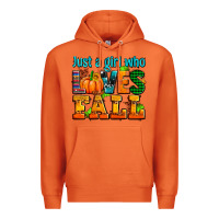 Carrot just a girl who loves fall Premium Hoodie - AdoDesignShop