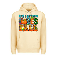 Pina Colada just a girl who loves fall Premium Hoodie - AdoDesignShop