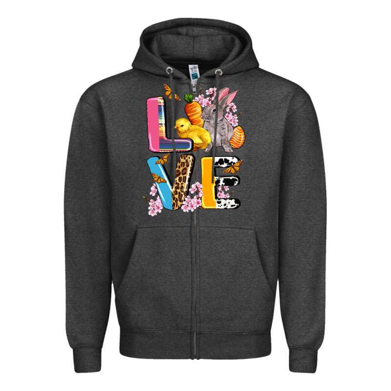 Love Easter Zipper Hoodie by AdoDesignShop | Teevron