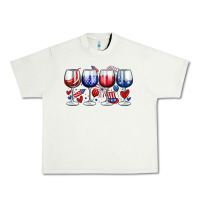 Pistachio American wine glasses Urban Heavy Tee - Zillion Design Studio