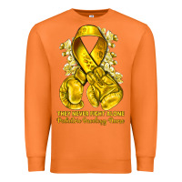 Carrot they never fight alone yellow ribbon with boxing g Premium Sweatshirt - NancyCooperArtShop